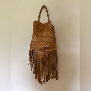 Free People Rochelle Fringe Backpack